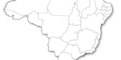 巴西的地图 地图巴西 在南美洲 美国